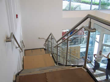 Stainless and Glass Rail